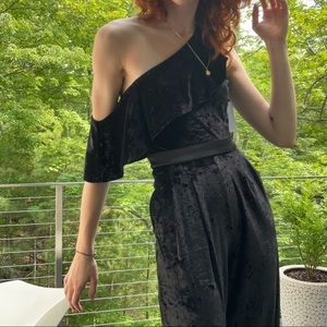 NEW CRUSHED VELVET JUMPSUIT